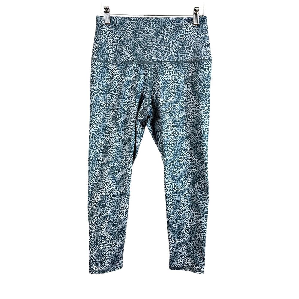 Evolution And Creation Blue Patterned Leggings - image 1